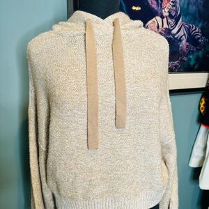 Ruby Moon Cream Cowl Neck Sweater size Small